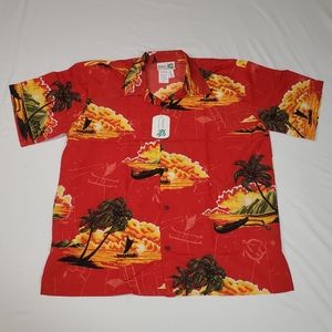Makani 100% Microfiber Hawaiian Shirt Size Large